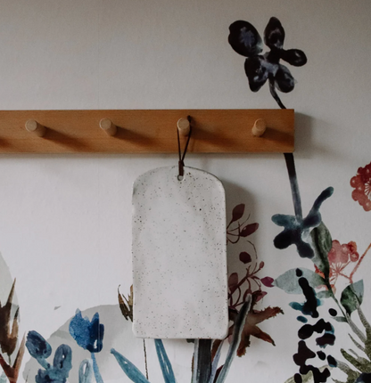 Cutting board made of stoneware ceramic size 23 x 13 cm